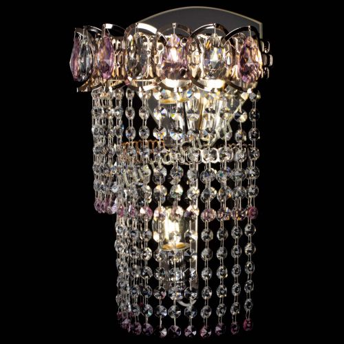 Бра Астра №2 оптикон розовая в Саратове Гусь Хрустальный