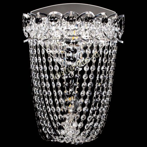 Бра Астра ажур №2 черная в Саратове Гусь Хрустальный