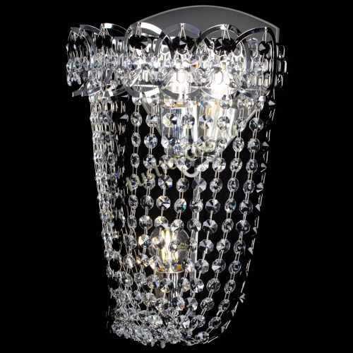 Бра Астра ажур №2 черная в Саратове Гусь Хрустальный