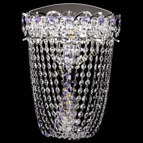 Бра Астра ажур №2 фиолетовая в Саратове Гусь Хрустальный