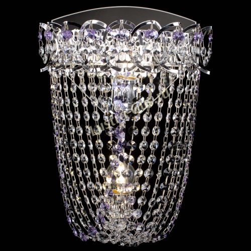 Бра Астра ажур №2 фиолетовая в Саратове Гусь Хрустальный