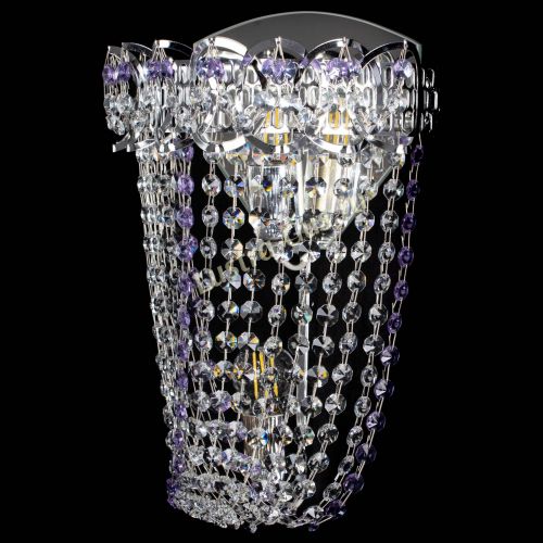 Бра Астра ажур №2 фиолетовая в Саратове Гусь Хрустальный