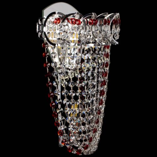 Бра Астра ажур №2 красная в Саратове Гусь Хрустальный