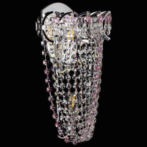 Бра Астра ажур №2 розовая в Саратове Гусь Хрустальный