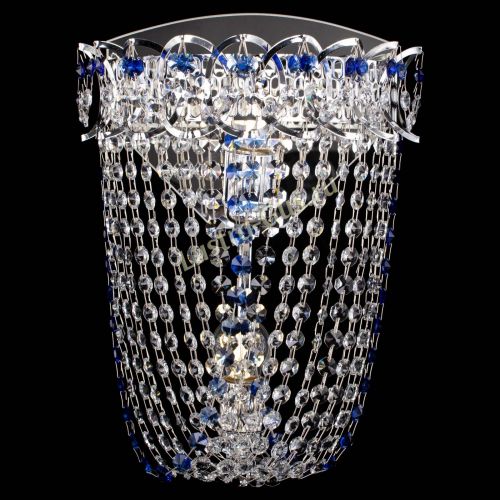 Бра Астра ажур №2 синяя в Саратове Гусь Хрустальный