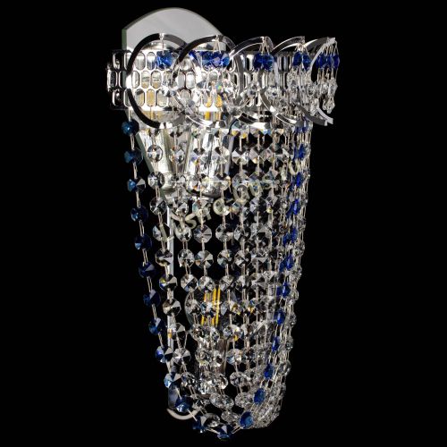 Бра Астра ажур №2 синяя в Саратове Гусь Хрустальный