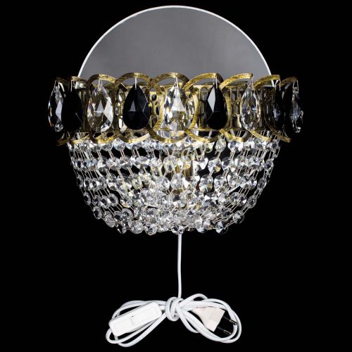 Бра Астра ажур под бронзу черная в Саратове Гусь Хрустальный