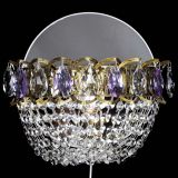 Бра Астра ажур под бронзу фиолетовая в Саратове