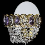 Бра Астра ажур под бронзу фиолетовая в Саратове