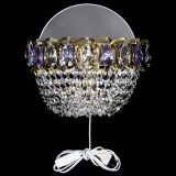 Бра Астра ажур под бронзу фиолетовая в Саратове