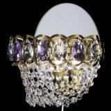 Бра Астра ажур под бронзу фиолетовая в Саратове