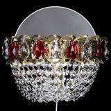 Бра Астра ажур под бронзу красная в Саратове