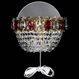 Бра Астра ажур под бронзу красная в Саратове