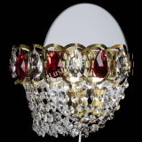 Бра Астра ажур под бронзу красная в Саратове