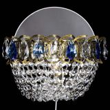 Бра Астра ажур под бронзу синяя в Саратове