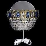 Бра Астра ажур под бронзу синяя в Саратове