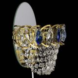 Бра Астра ажур под бронзу синяя в Саратове