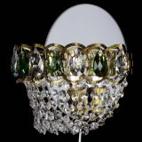 Бра Астра ажур под бронзу зеленая в Саратове