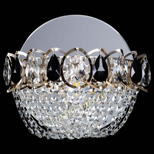 Бра Астра ажур черная в Саратове Гусь Хрустальный