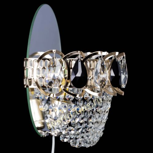 Бра Астра ажур черная в Саратове Гусь Хрустальный