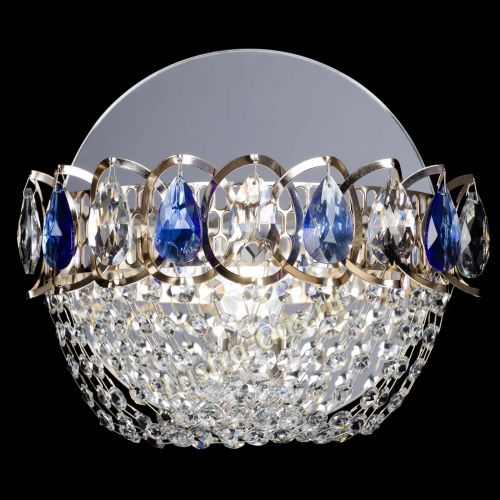 Бра Астра ажур синяя в Саратове Гусь Хрустальный