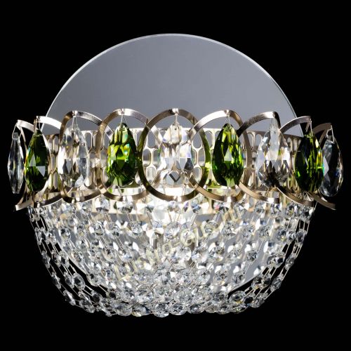 Бра Астра ажур зеленая в Саратове Гусь Хрустальный