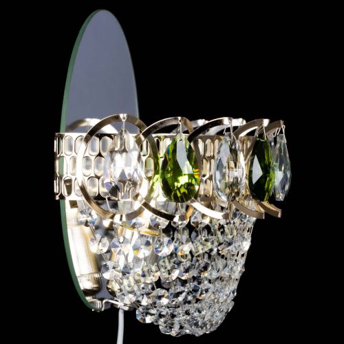 Бра Астра ажур зеленая в Саратове Гусь Хрустальный