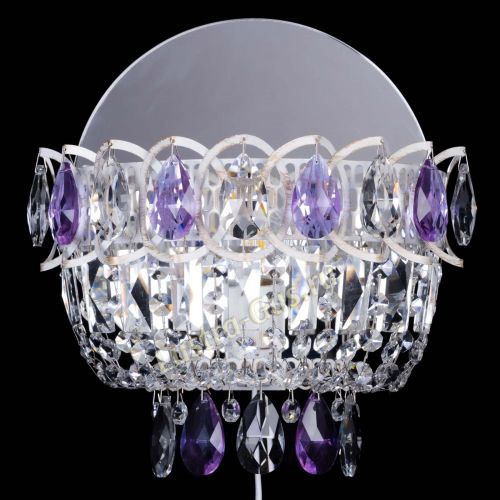 Бра Астра Фиолетовая белая в Саратове Гусь Хрустальный