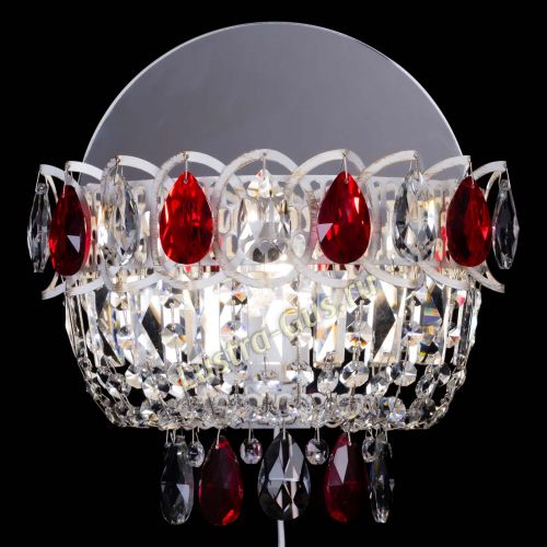 Бра Астра Красная белая  в Саратове Гусь Хрустальный