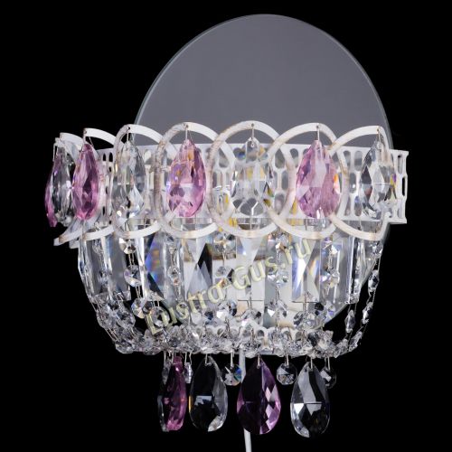 Бра Астра Розовая белая в Саратове Гусь Хрустальный