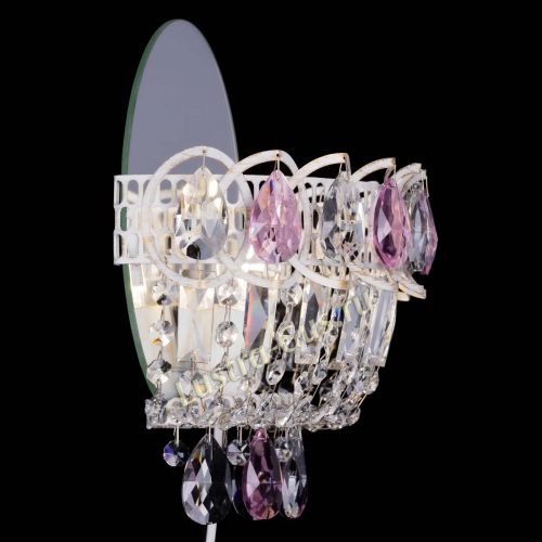 Бра Астра Розовая белая в Саратове Гусь Хрустальный