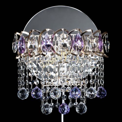 Бра Астра Капель шар 30 Фиолетовая в Саратове Гусь Хрустальный
