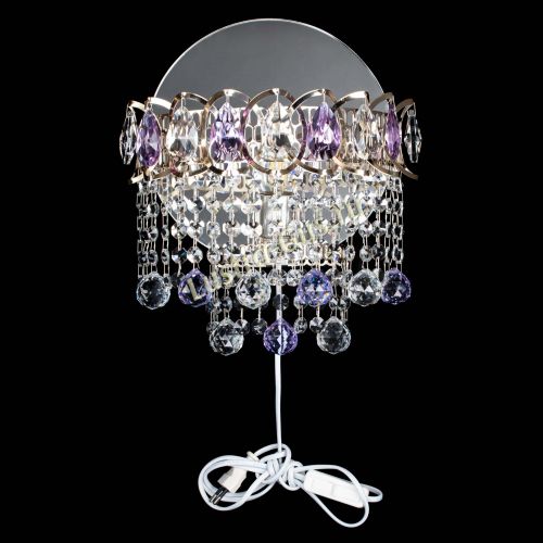 Бра Астра Капель шар 30 Фиолетовая в Саратове Гусь Хрустальный