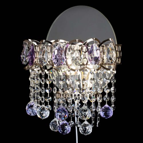 Бра Астра Капель шар 30 Фиолетовая в Саратове Гусь Хрустальный