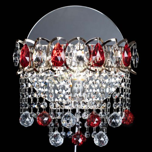 Бра Астра Капель шар 30 Красная в Саратове Гусь Хрустальный