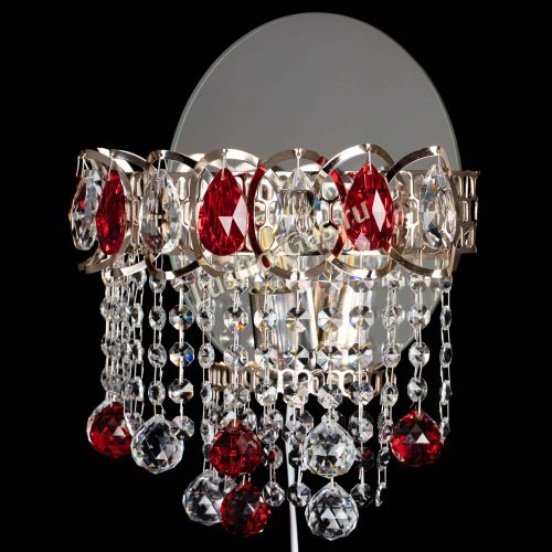 Бра Астра Капель шар 30 Красная в Саратове Гусь Хрустальный