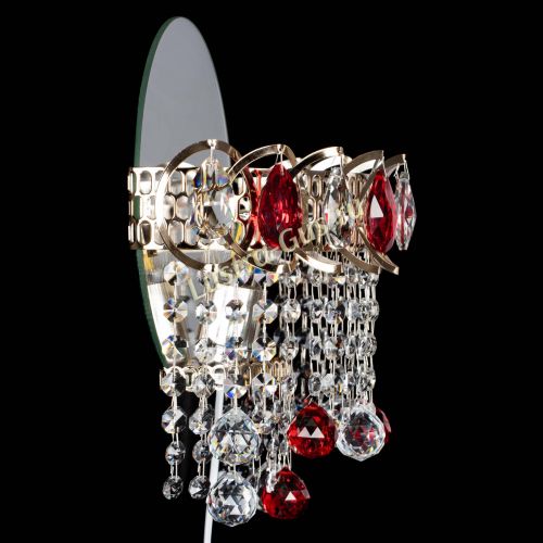 Бра Астра Капель шар 30 Красная в Саратове Гусь Хрустальный