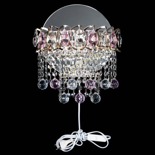 Бра Астра Капель шар 30 Розовая в Саратове Гусь Хрустальный