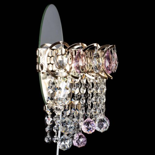 Бра Астра Капель шар 30 Розовая в Саратове Гусь Хрустальный