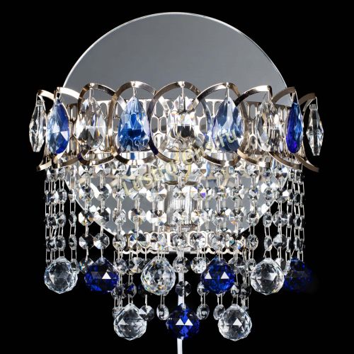 Бра Астра Капель шар 30 Синяя в Саратове Гусь Хрустальный