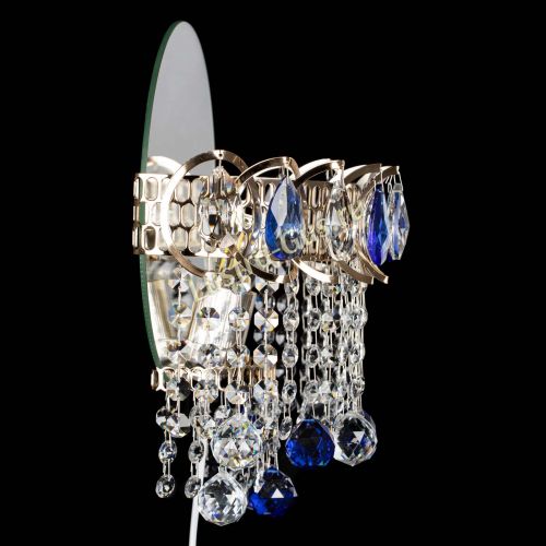 Бра Астра Капель шар 30 Синяя в Саратове Гусь Хрустальный