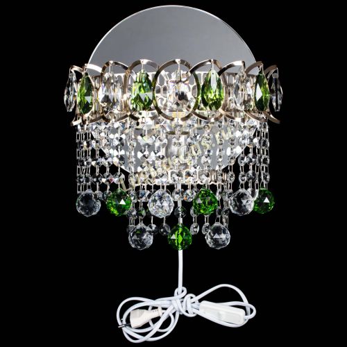 Бра Астра Капель шар 30 Зеленая в Саратове Гусь Хрустальный