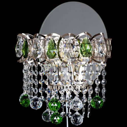 Бра Астра Капель шар 30 Зеленая в Саратове Гусь Хрустальный