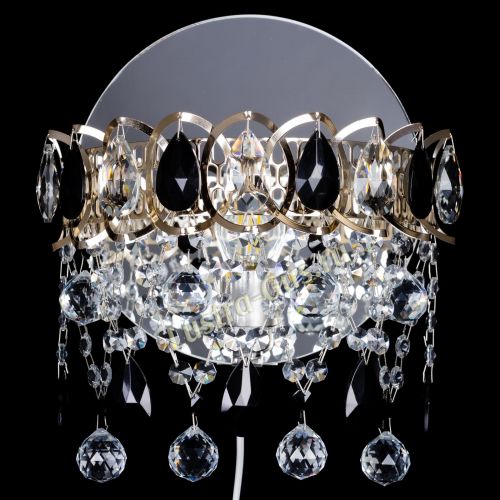 Бра Астра Паутинка черная в Саратове Гусь Хрустальный