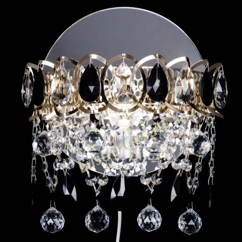 Бра Астра Паутинка черная в Саратове Гусь Хрустальный