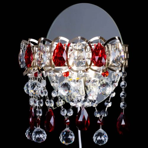 Бра Астра Паутинка красная в Саратове Гусь Хрустальный