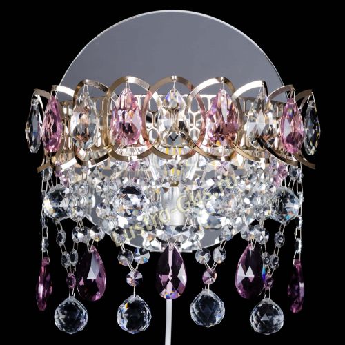 Бра Астра Паутинка розовая в Саратове Гусь Хрустальный