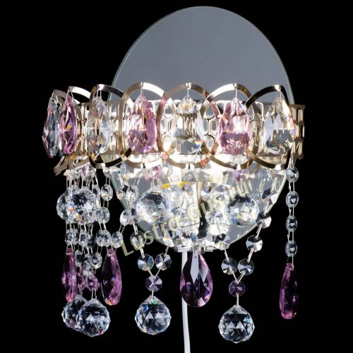 Бра Астра Паутинка розовая в Саратове Гусь Хрустальный