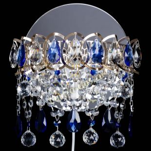  Бра Астра Паутинка синяя