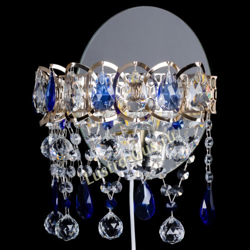 Бра Астра Паутинка синяя в Саратове Гусь Хрустальный